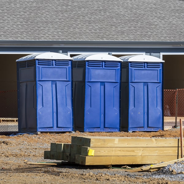 can i customize the exterior of the porta potties with my event logo or branding in Medimont